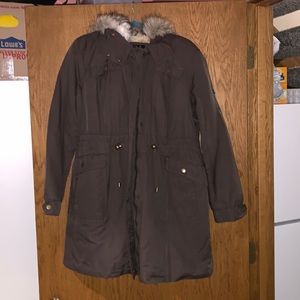 Laundry by design size L brown duffel coat